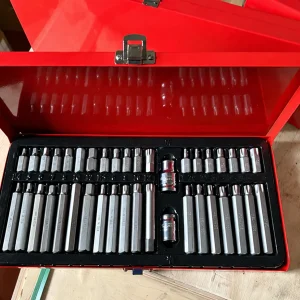 Bộ Tuýp Lục Giác Hoa Thị 40 Chi Tiết|TMTC 5 Bộ tuýp lục giác hoa thị 40 chi tiết