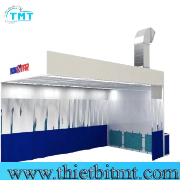 Các Loại Phòng Sơn Ô Tô Phổ Biến & Kinh Nghiệm Chọn Mua Chuẩn Xưởng Dịch Vụ 4 Phòng sơn hút âm sàn