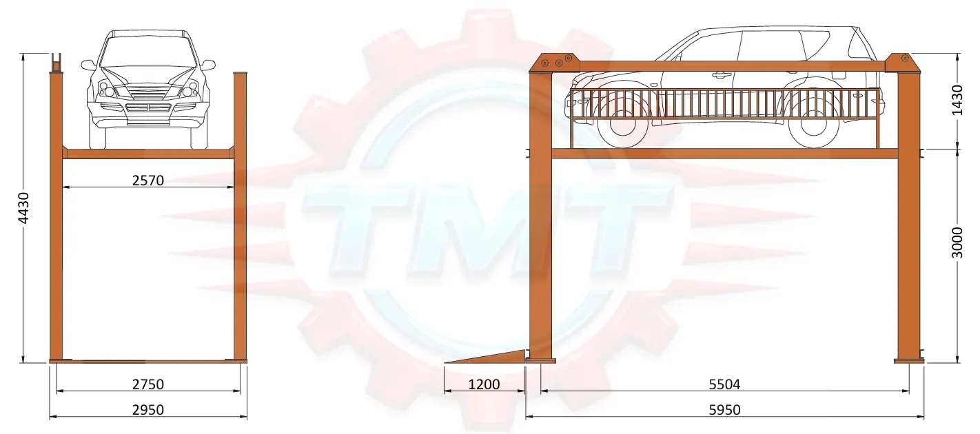 Cầu Nâng Vận Thăng FP-VRC(12m)|TMTC 9 Cầu Nâng Vận Thăng FP-VRC(12m)