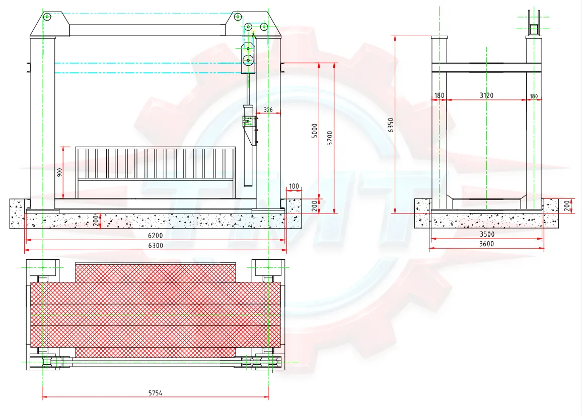 Cầu Nâng Vận Thăng FP-VRC (2.7m/2 Tầng)|TMTC 14 Cầu nâng vận thăng FP-VRC (2.7m/2 tầng)