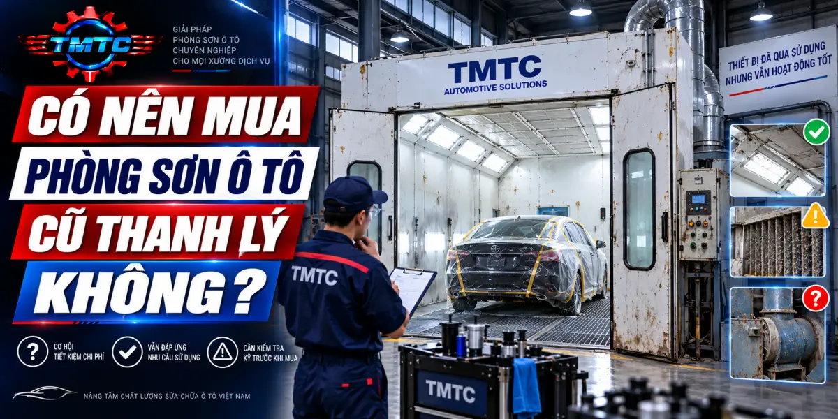 Có Nên Mua Phòng Sơn Ô Tô Cũ Thanh Lý Không?