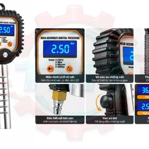 Đồng Hồ Đo Áp Suất Lốp Ô Tô SP001511|TMTC 5 Đồng Hồ Đo Áp Suất Lốp Ô Tô SP001511