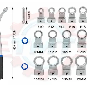 Dụng Cụ Tháo Ốc Khó 15 Chi Tiết|TMTC 7 dung cu thao oc kho 15 chi tiet
