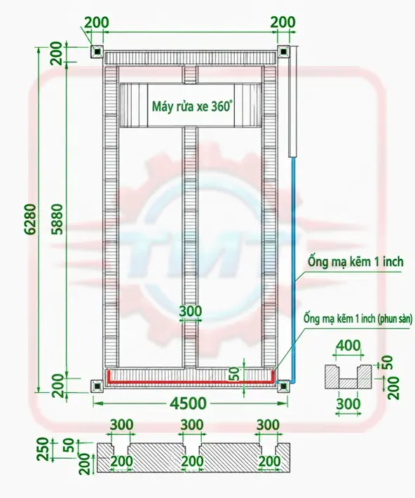 Máy Rửa Xe Không Chạm 360 Độ TMTC CW-300 STANDARD|TMTC 5 Máy Rửa Xe Không Chạm 360 Độ TMTC CW-900 PREMIUM