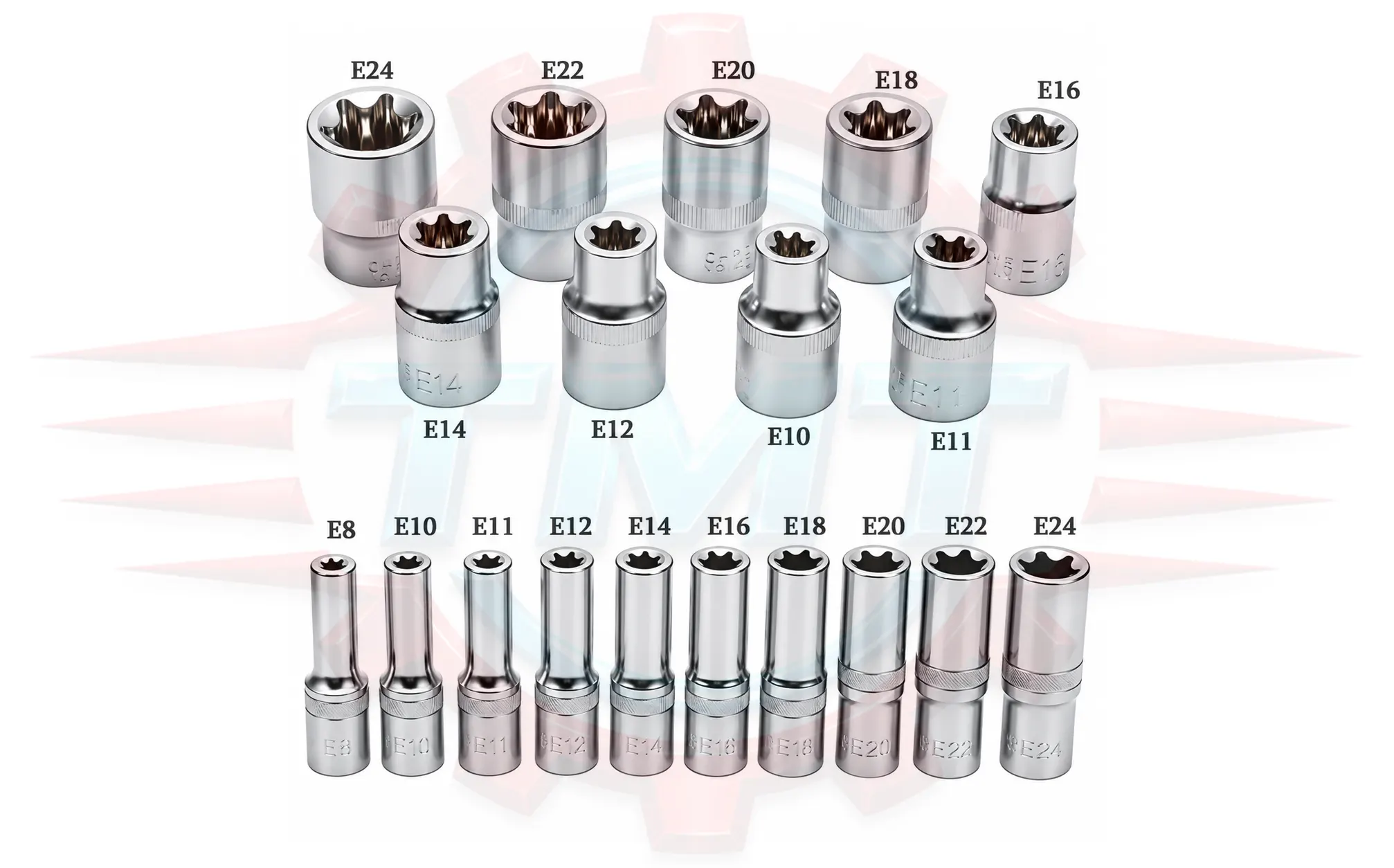 Bộ Tuýp Vặn Bu Lông 19 Chi Tiết|TMTC 5 Bộ tuýp vặn bu lông 19 chi tiết