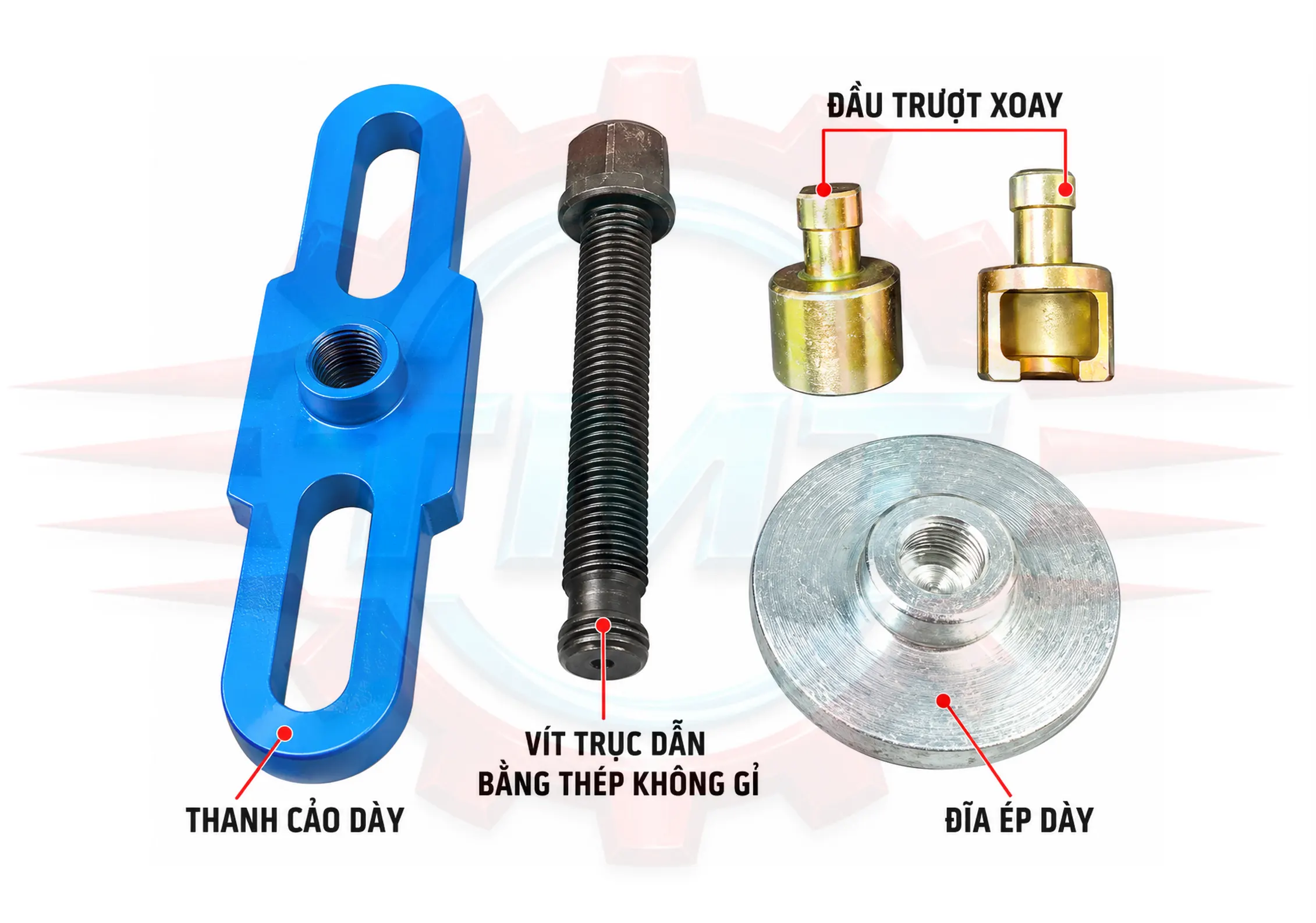 Vam Cảo Moay-Ơ Bánh Sau Xe Tải|TMTC 6 Vam cảo moay-ơ bánh sau xe tải